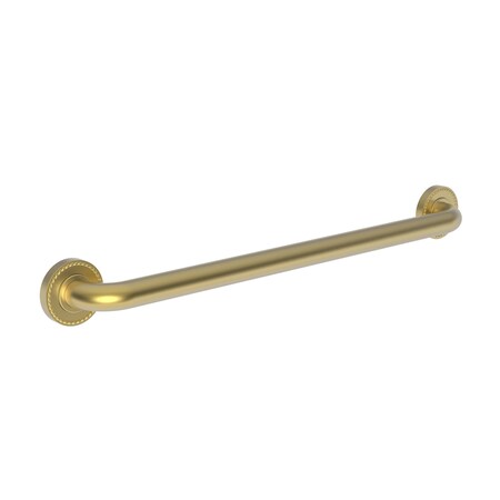 Newport Brass 27" L, Two Post, Solid Brass, 24" Grab Bar in Satin Gold (Pvd), Satin Gold (PVD) 1020-3924/24S